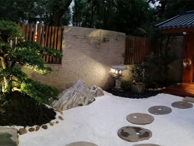 后花园改造实景图（园林施工）